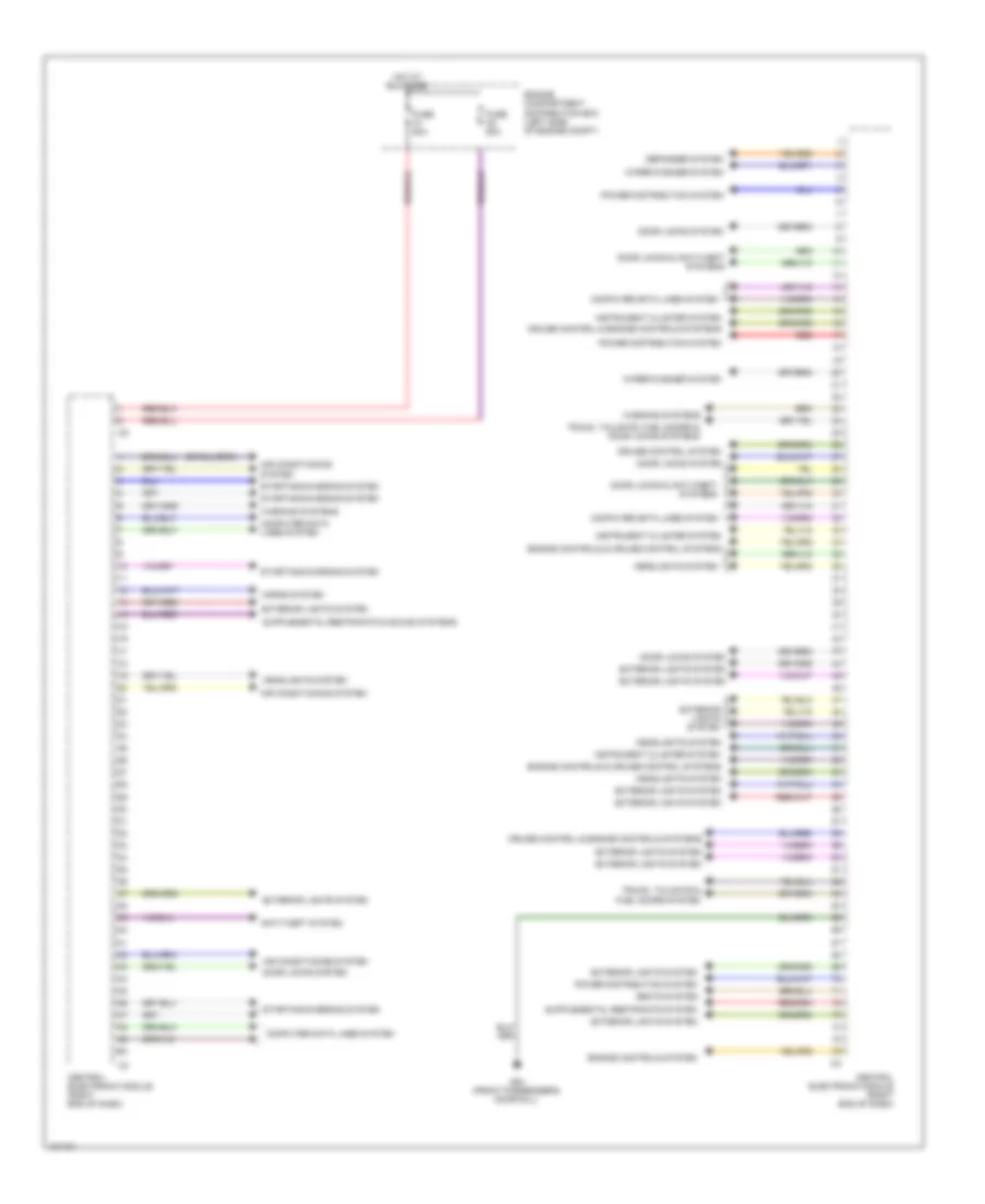 Body Control Modules Wiring Diagram 2 of 2 for Volvo S60 T5 2014