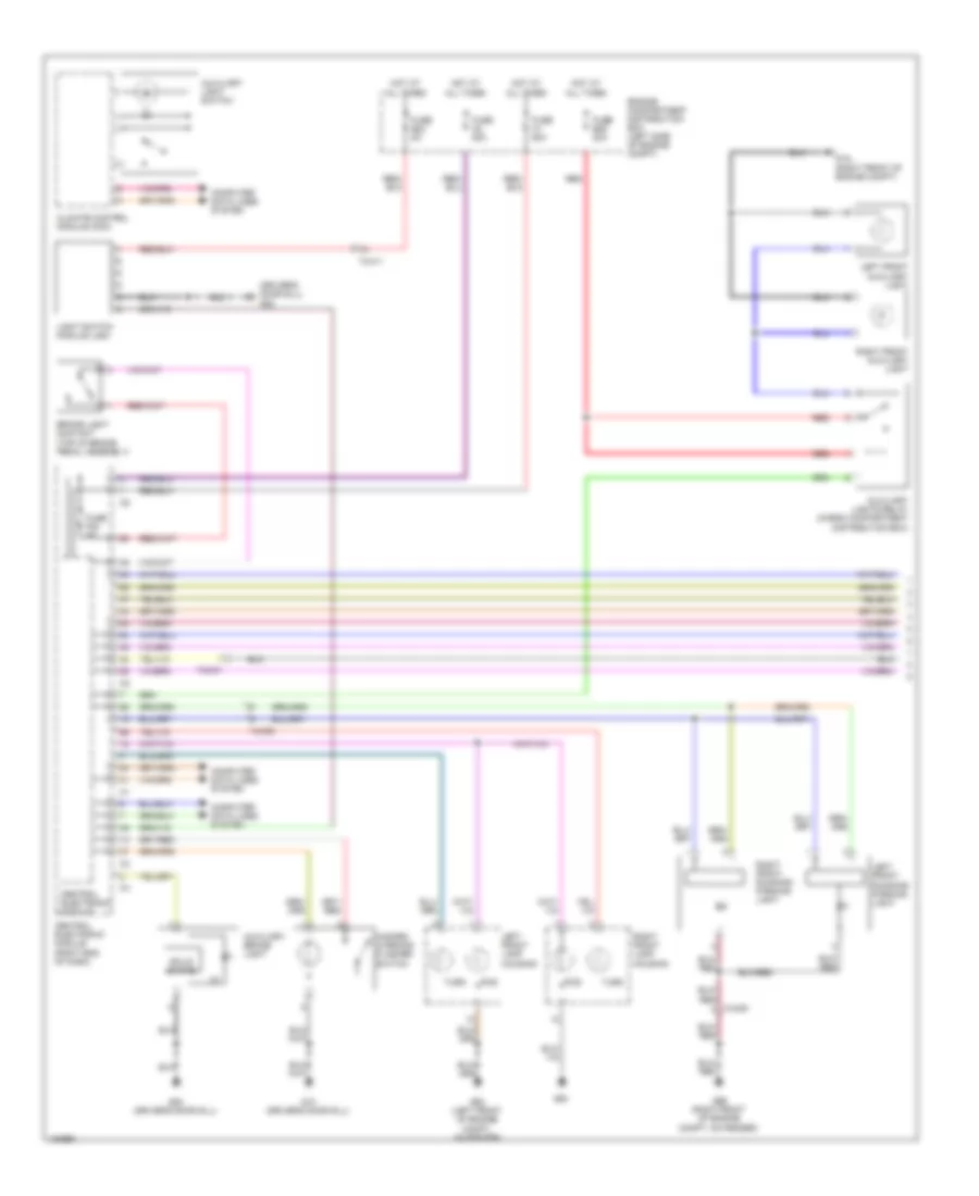 Exterior Lamps Wiring Diagram (1 of 2) for Volvo S60 T5 2014