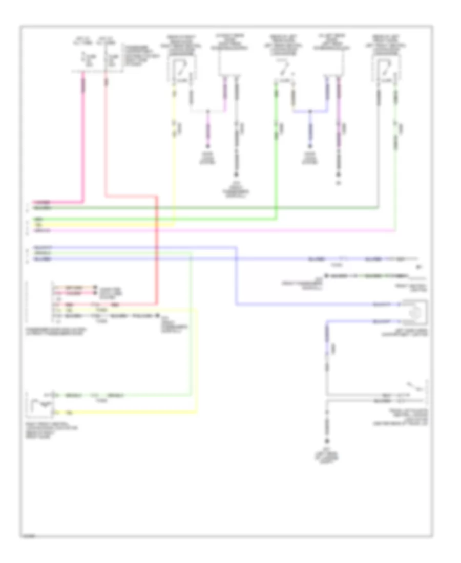 Courtesy Lamps Wiring Diagram 2 of 2 for Volvo S60 T5 2014