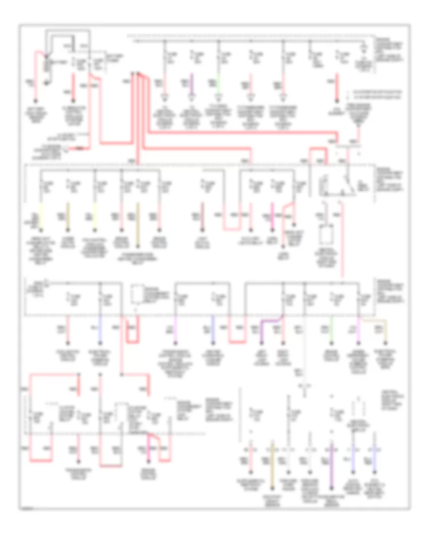 Power Distribution Wiring Diagram 1 of 4 for Volvo S60 T5 2014