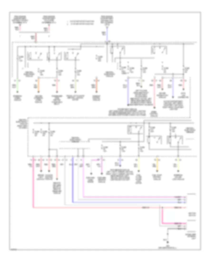 Power Distribution Wiring Diagram 2 of 4 for Volvo S60 T5 2014