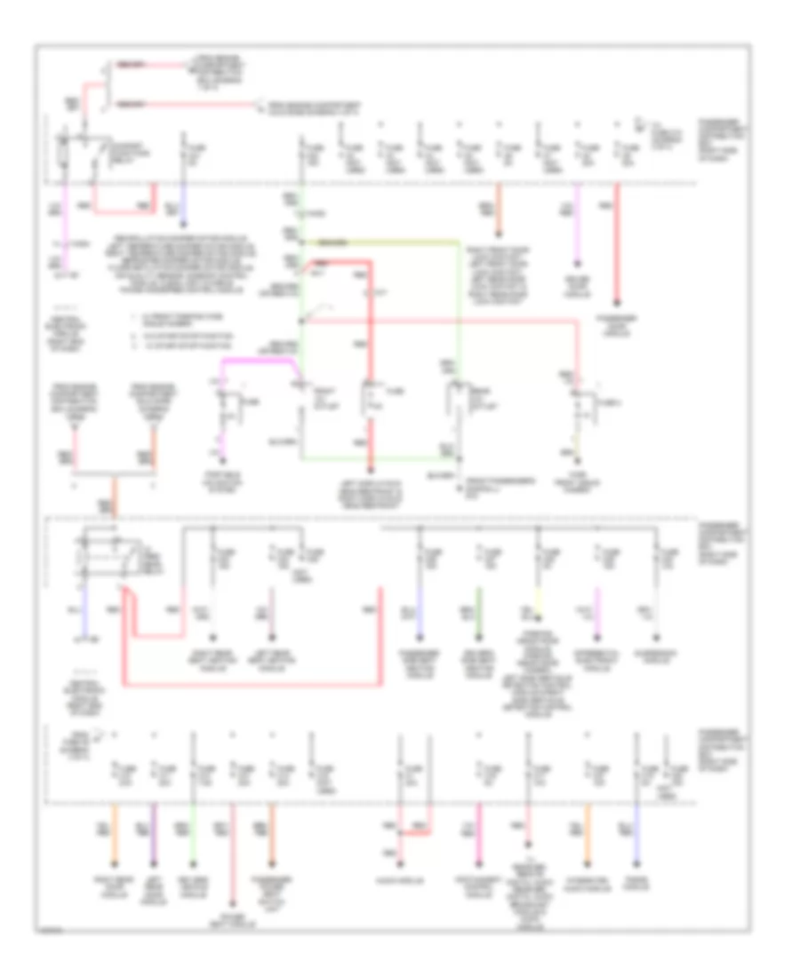 Power Distribution Wiring Diagram 3 of 4 for Volvo S60 T5 2014