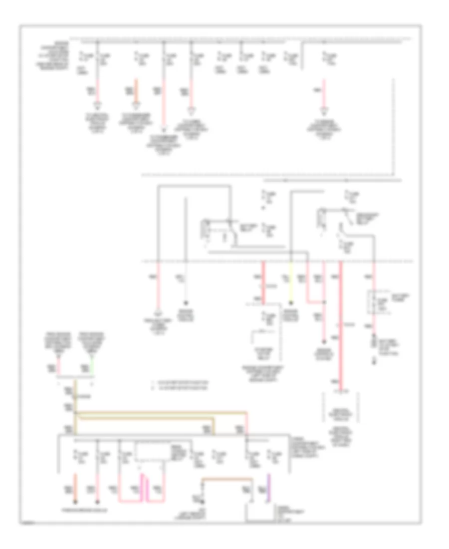 Power Distribution Wiring Diagram 4 of 4 for Volvo S60 T5 2014