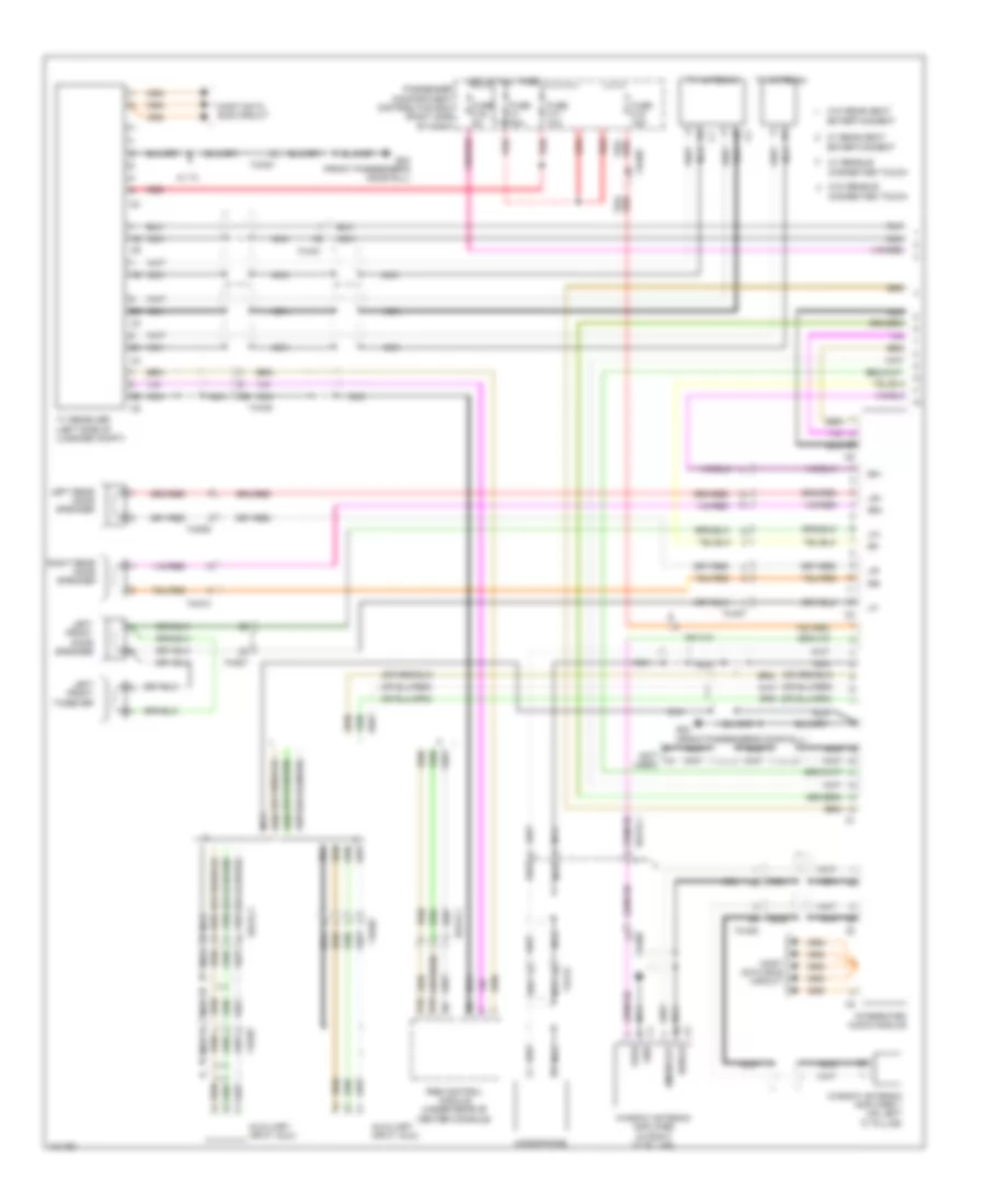 Radio Wiring Diagram, Base (1 of 2) for Volvo S60 T5 2014
