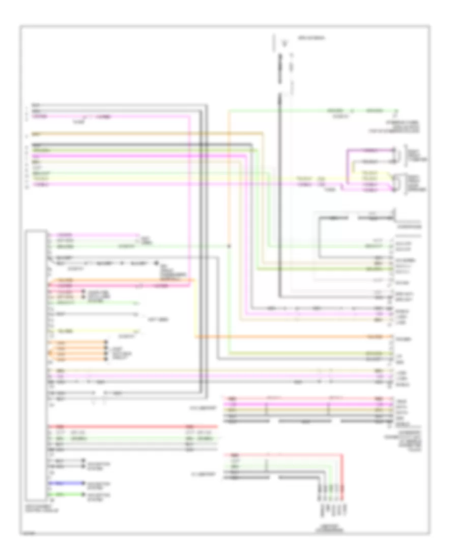 Radio Wiring Diagram, Base (2 of 2) for Volvo S60 T5 2014