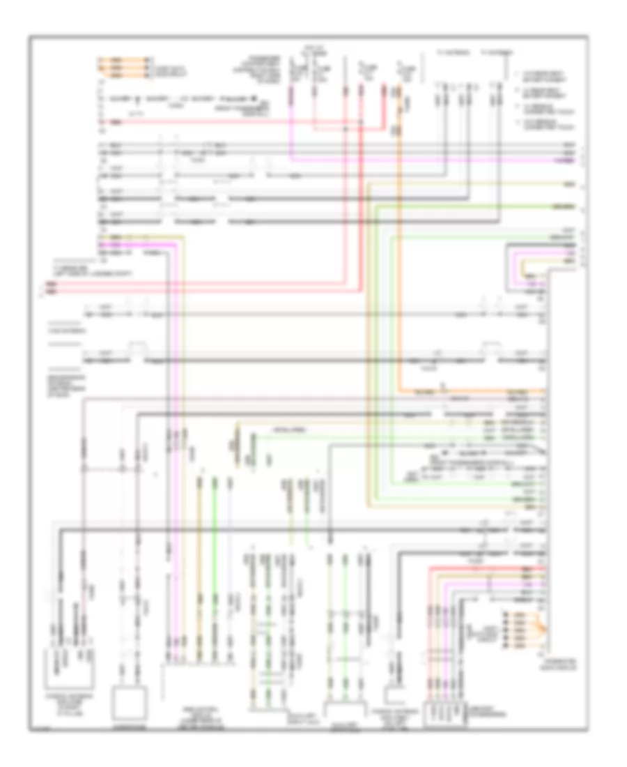 Radio Wiring Diagram, Premium (2 of 3) for Volvo S60 T5 2014