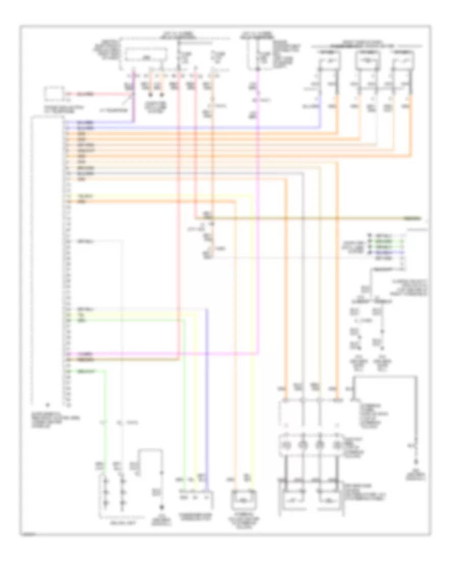 Supplemental Restraints Wiring Diagram 1 of 3 for Volvo S60 T5 2014