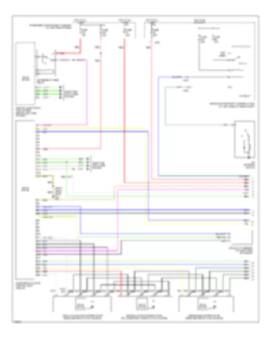 Front A C Wiring Diagram Auto A C 1 of 2 for Volvo XC90 T 6 2003