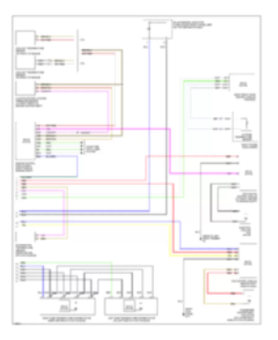 Front AC Wiring Diagram, Auto AC (2 of 2) for Volvo XC90 T-6 2003