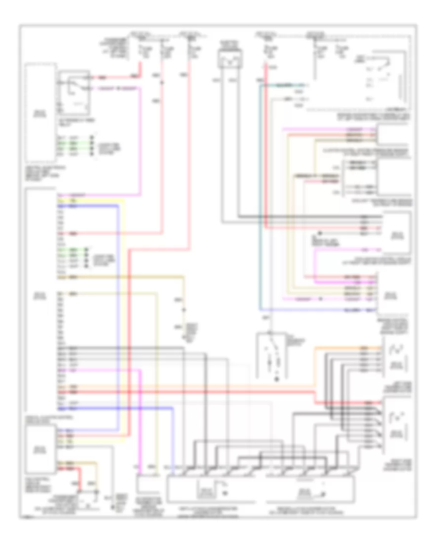 Front AC Wiring Diagram, Manual AC for Volvo XC90 T-6 2003