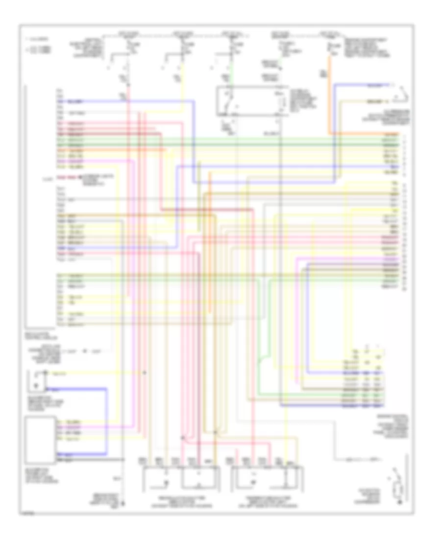 Automatic A C Wiring Diagram 1 of 2 for Volvo C70 2000