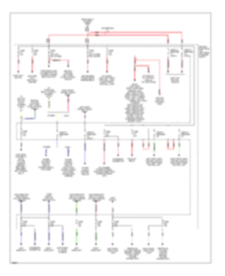 Power Distribution Wiring Diagram 2 of 3 for Volvo C70 2000
