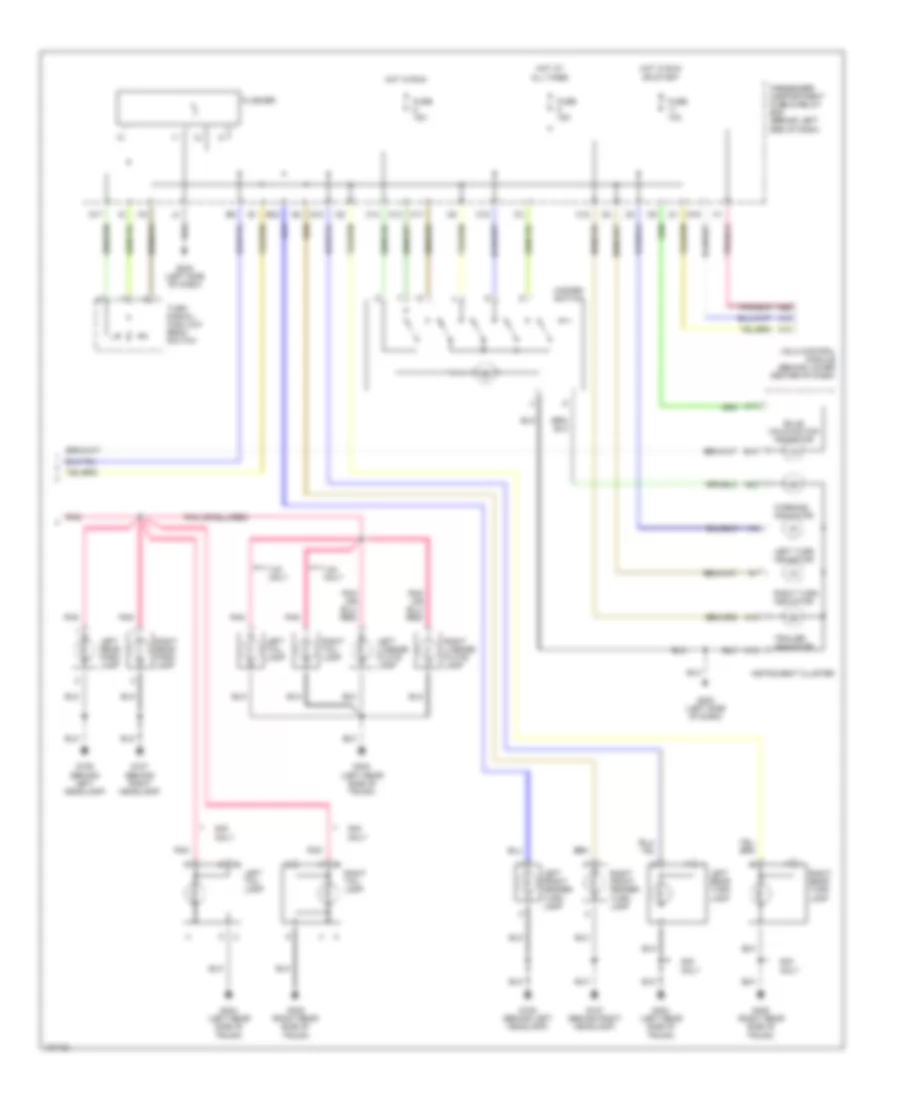 Exterior Lamps Wiring Diagram (2 of 2) for Volvo S40 2000