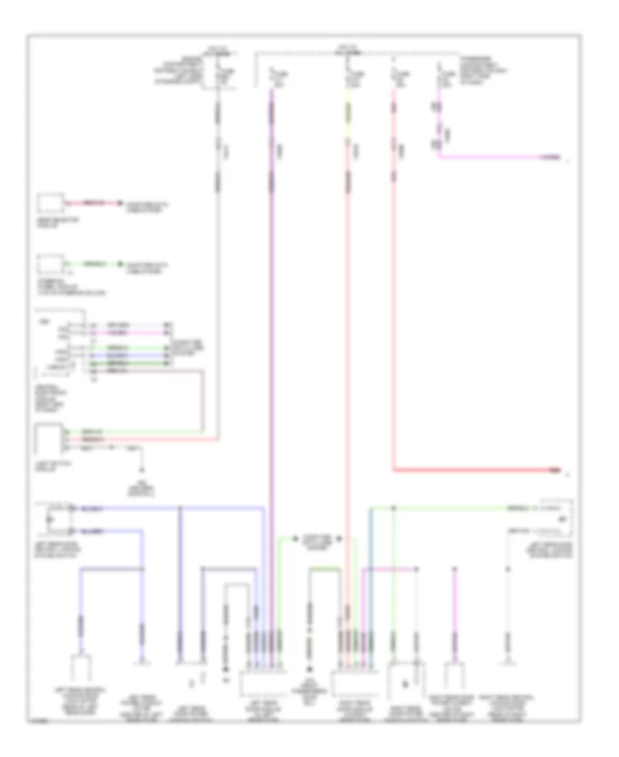 Instrument Illumination Wiring Diagram 1 of 2 for Volvo S60 T6 R Design 2014