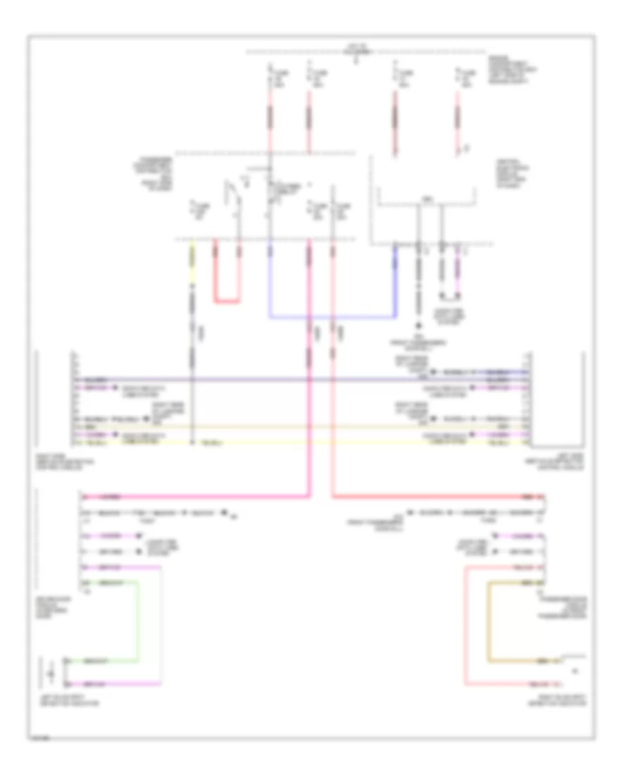 Blind Spot Information System Wiring Diagram for Volvo S60 T6 R Design 2014