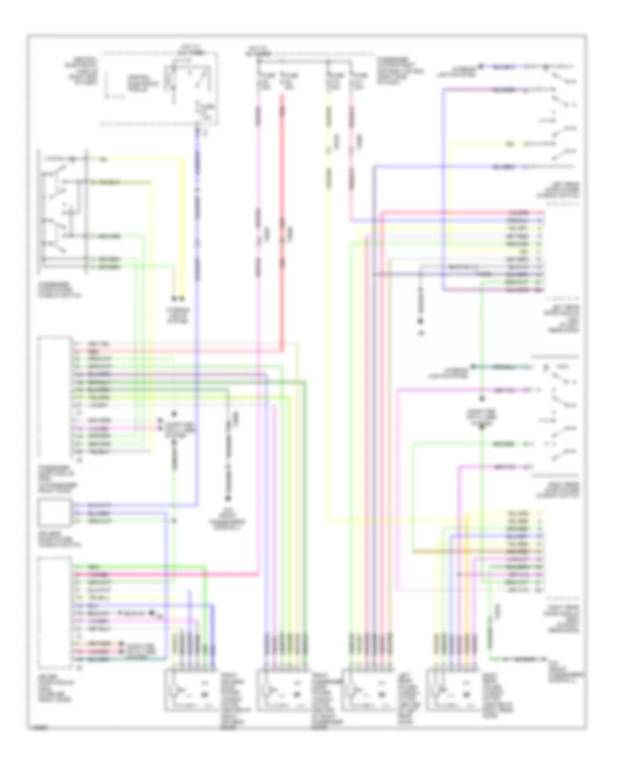 Power Windows Wiring Diagram for Volvo S60 T6 R-Design 2014