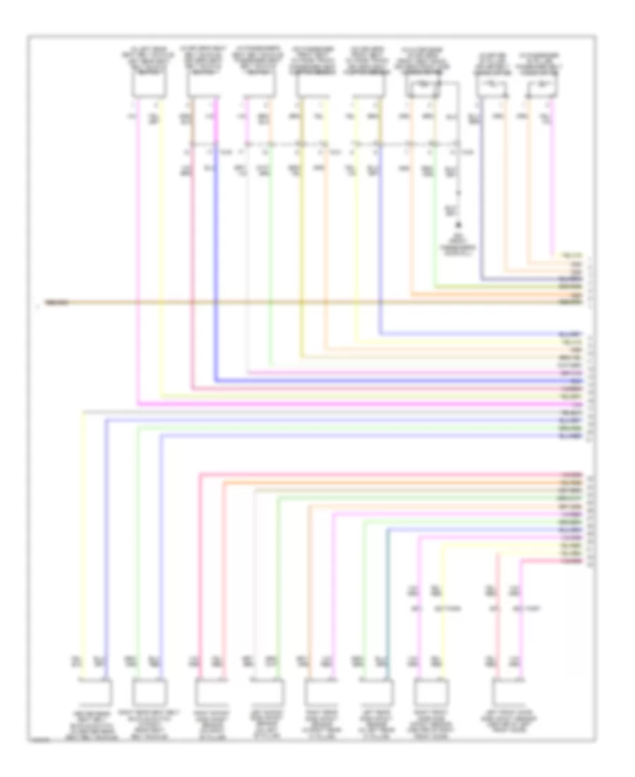 Supplemental Restraints Wiring Diagram (2 of 3) for Volvo S60 T6 R-Design 2014