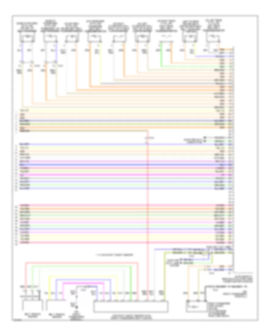 Supplemental Restraints Wiring Diagram (3 of 3) for Volvo S60 T6 R-Design 2014