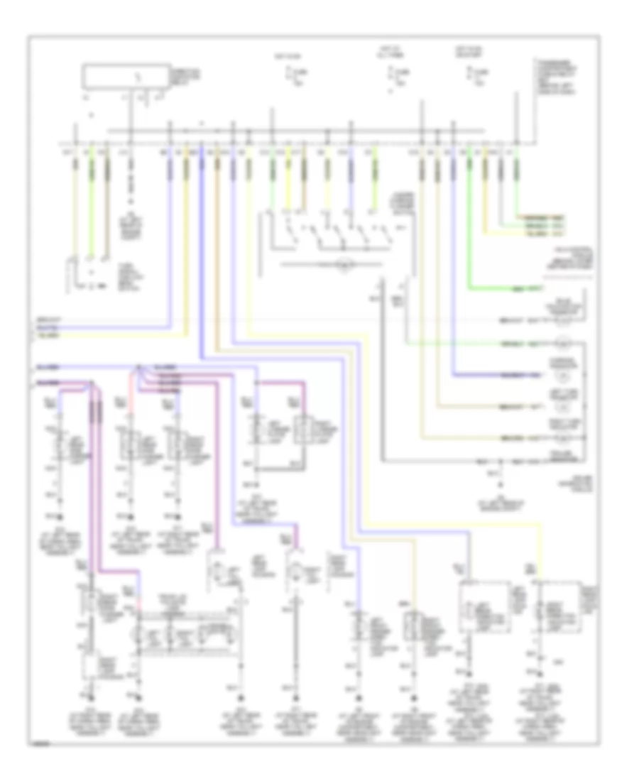 Exterior Lamps Wiring Diagram 2 of 2 for Volvo S40 2004