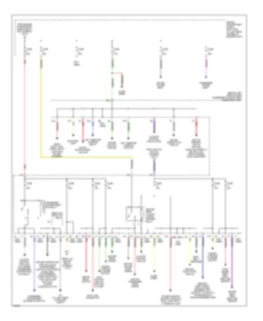 Power Distribution Wiring Diagram 2 of 3 for Volvo S40 2004