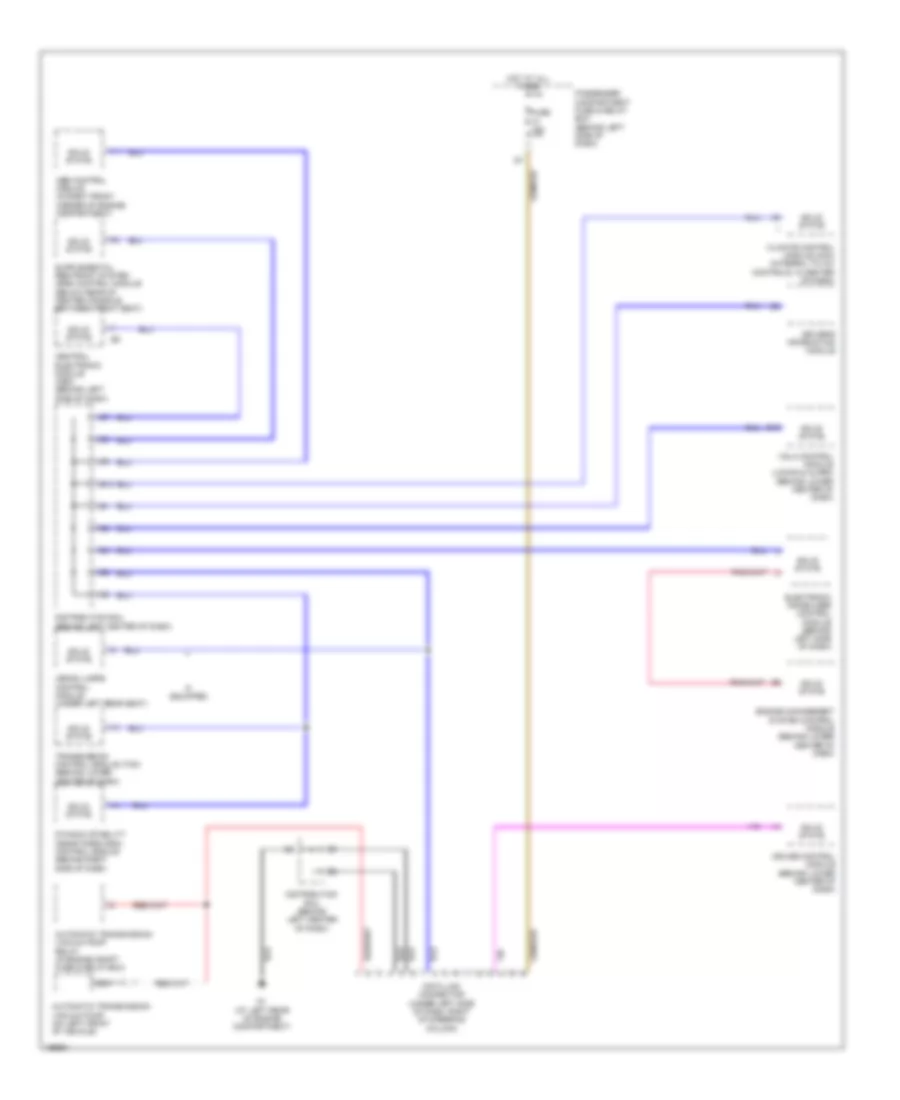 Computer Data Lines Wiring Diagram for Volvo S40 LSE 2004