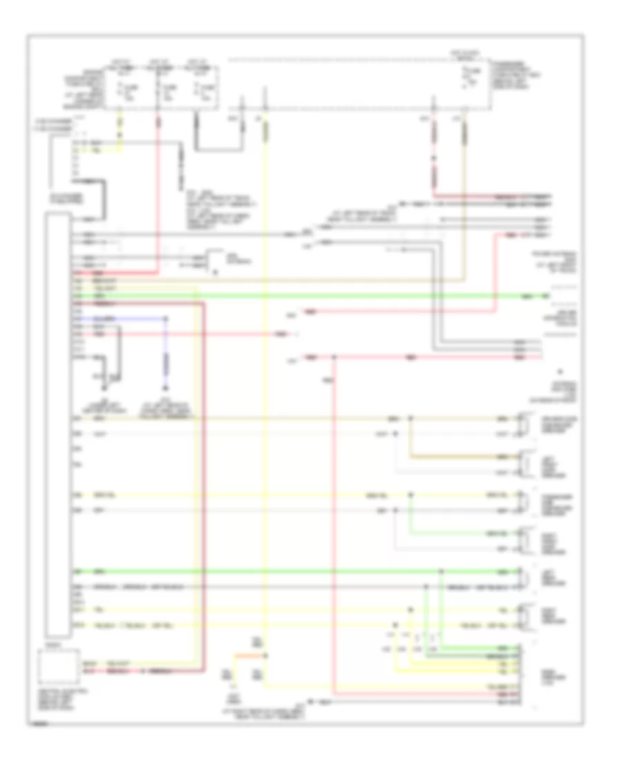 Radio Wiring Diagram, without Amplifier for Volvo S40 LSE 2004