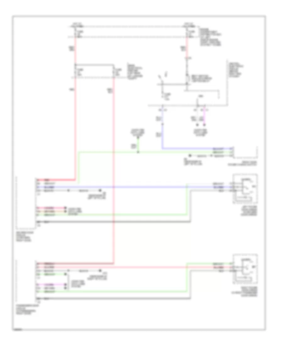 Blind Spot Information System Wiring Diagram for Volvo S80 V8 2009