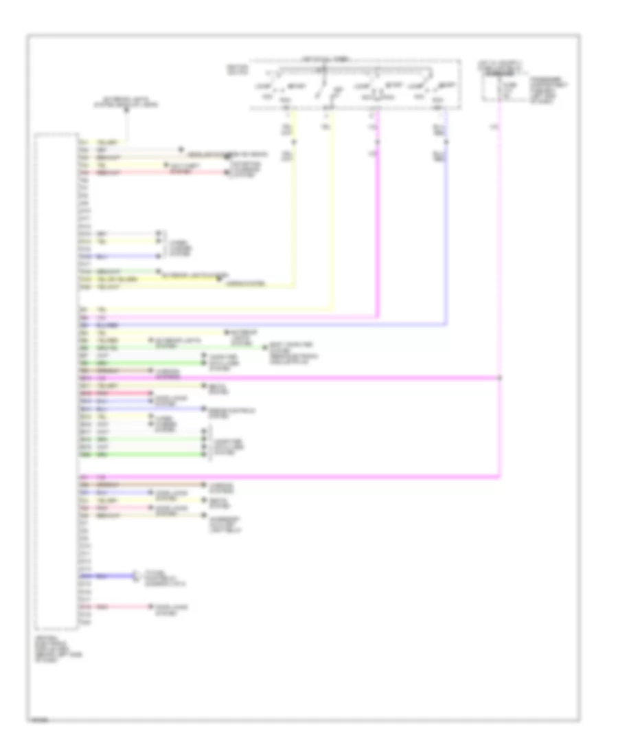 Central Electronic Module Wiring Diagram 1 of 2 for Volvo S60 2004