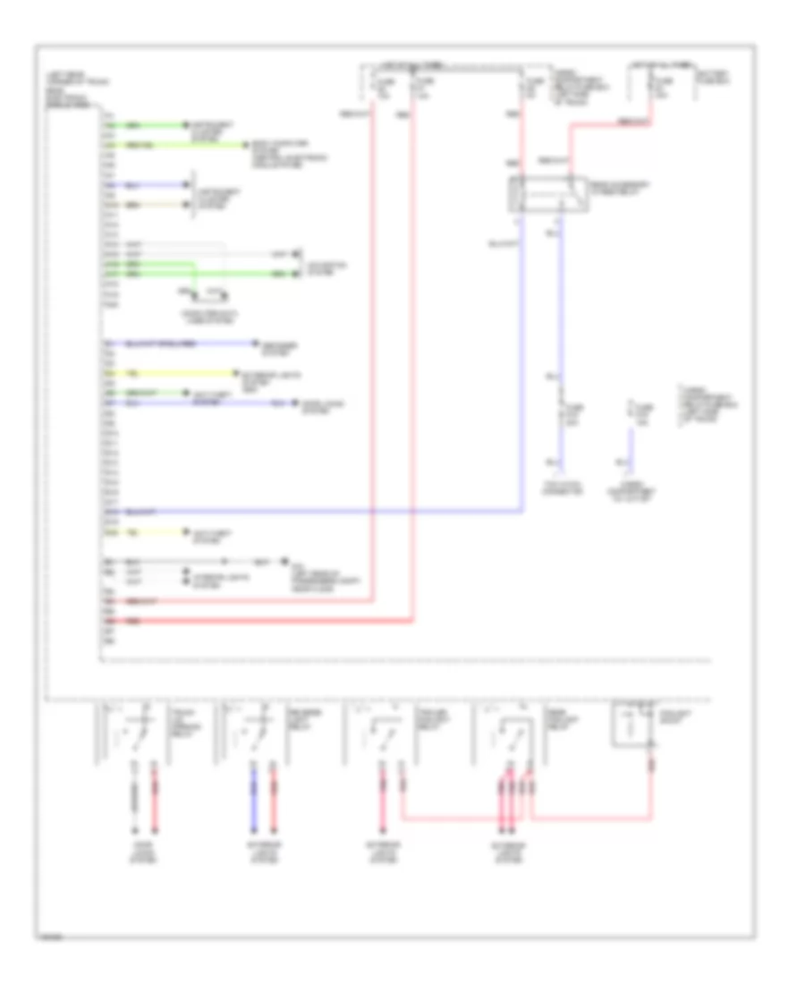 Rear Electronic Module Wiring Diagram (1 of 2) for Volvo S60 2004