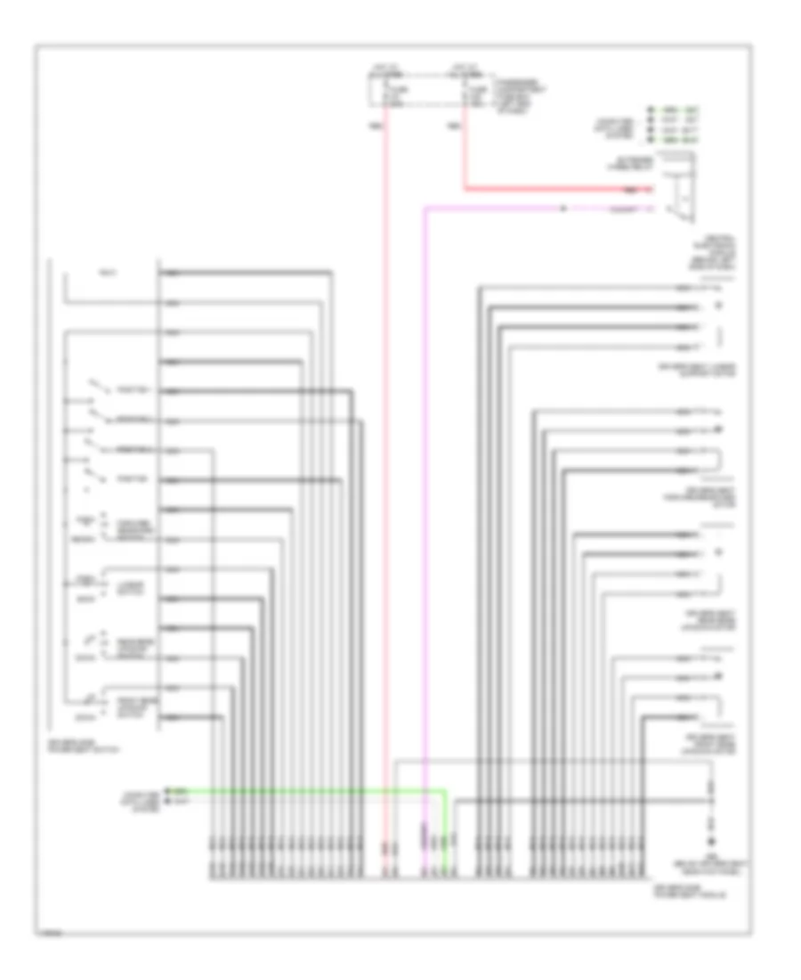 Driver Power Seat Wiring Diagram for Volvo S60 2004