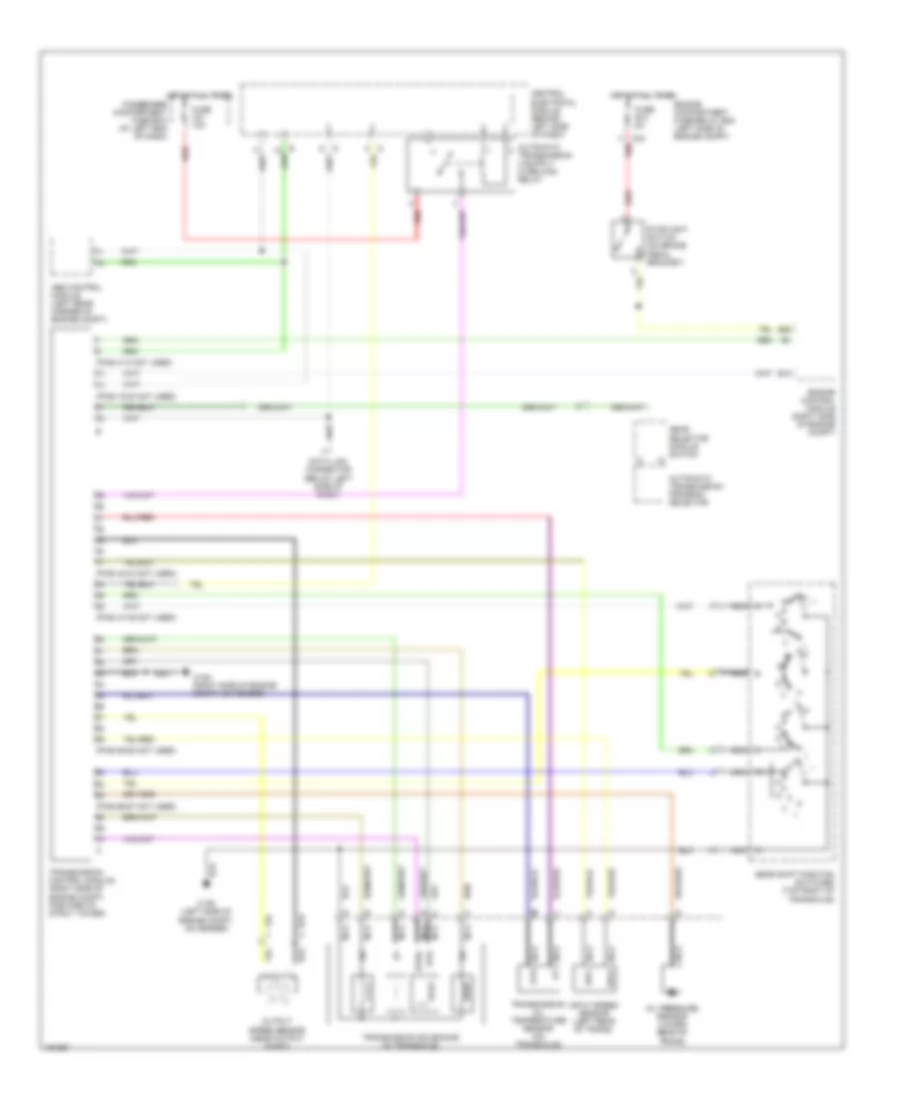 Transmission Wiring Diagram 4T65EV for Volvo S60 2004