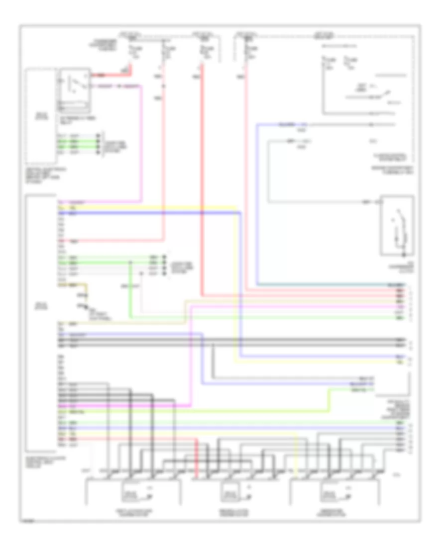 Automatic A C Wiring Diagram 1 of 2 for Volvo S60 R 2004