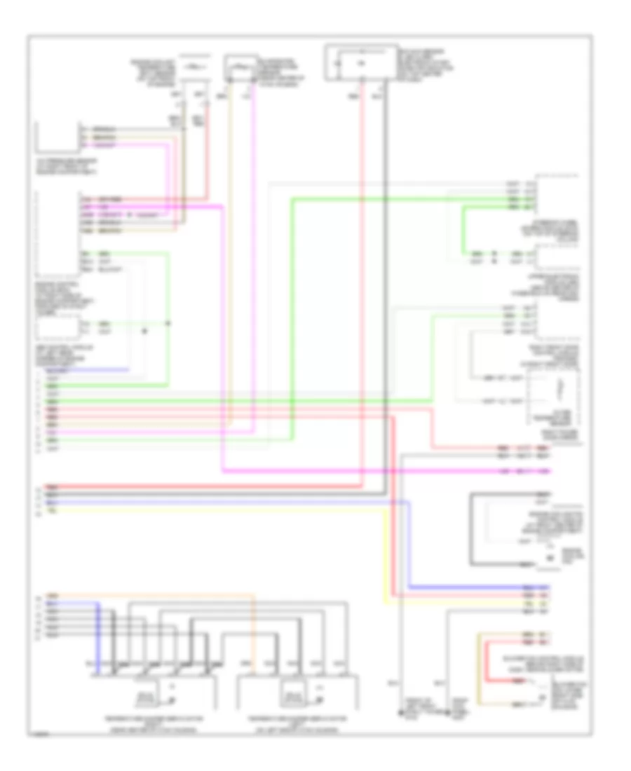 Automatic A C Wiring Diagram 2 of 2 for Volvo S80 2000