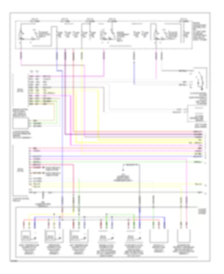 Automatic A C Wiring Diagram 1 of 2 for Volvo V70 2009