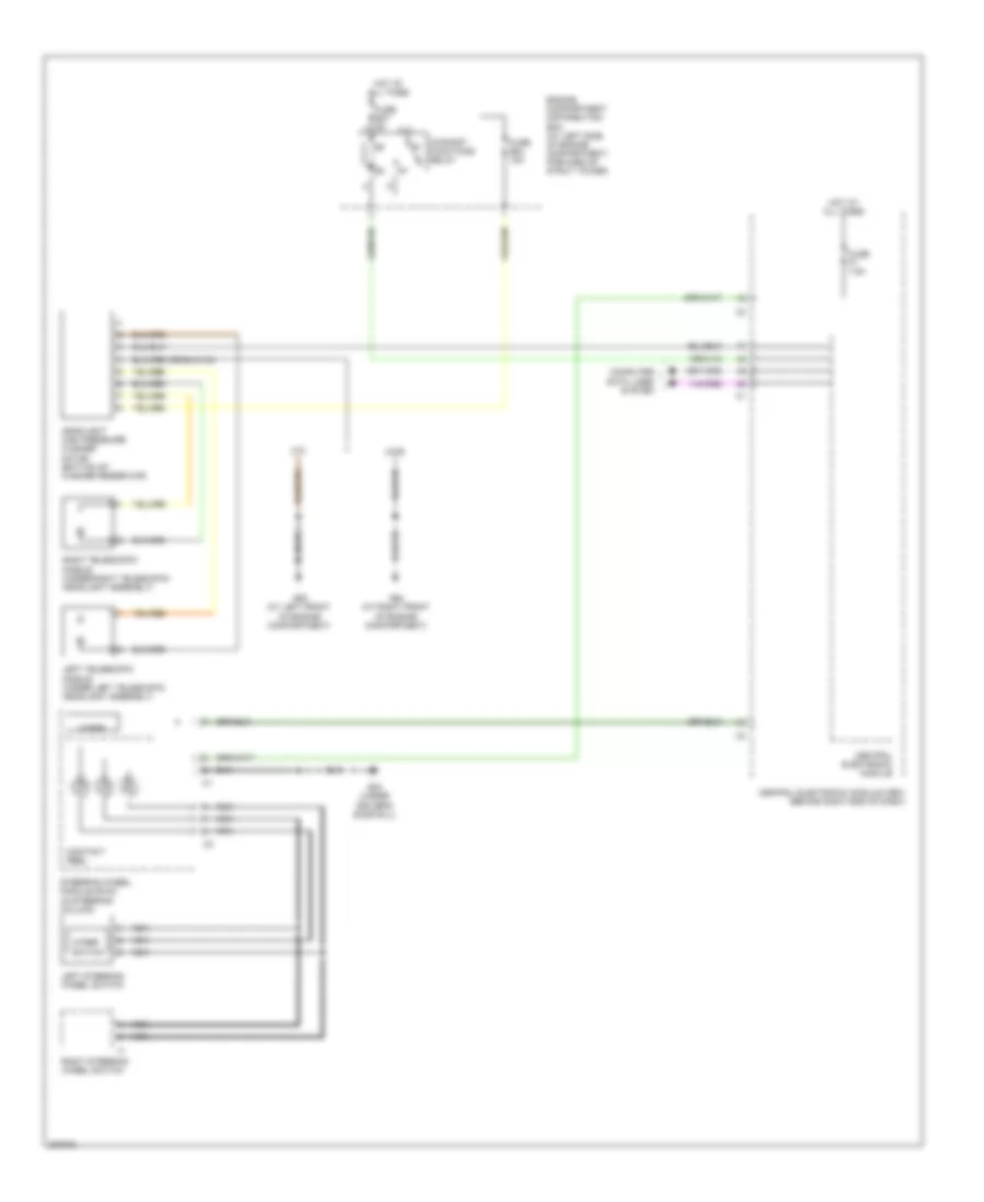 схема шайбы высокого давления фары для Volvo V70 2009