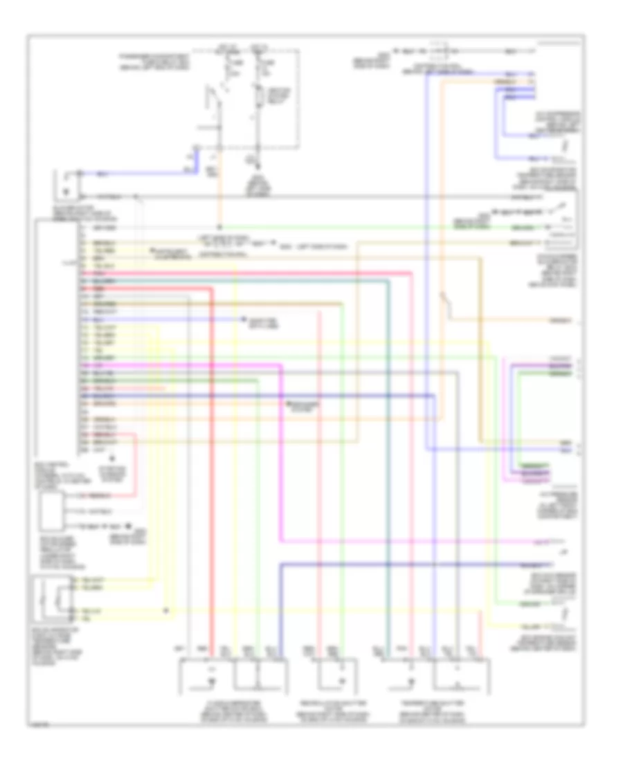 Automatic A C Wiring Diagram 1 of 2 for Volvo V40 2000