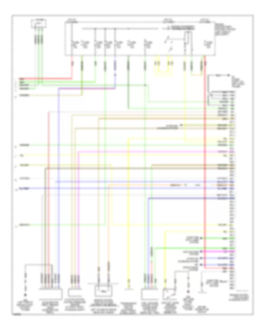 4.4L, Engine Performance Wiring Diagram (4 of 4) for Volvo XC90 2009