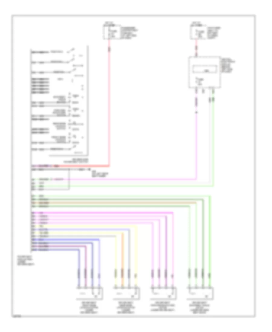 Driver s Memory Seat Wiring Diagram for Volvo XC90 2009