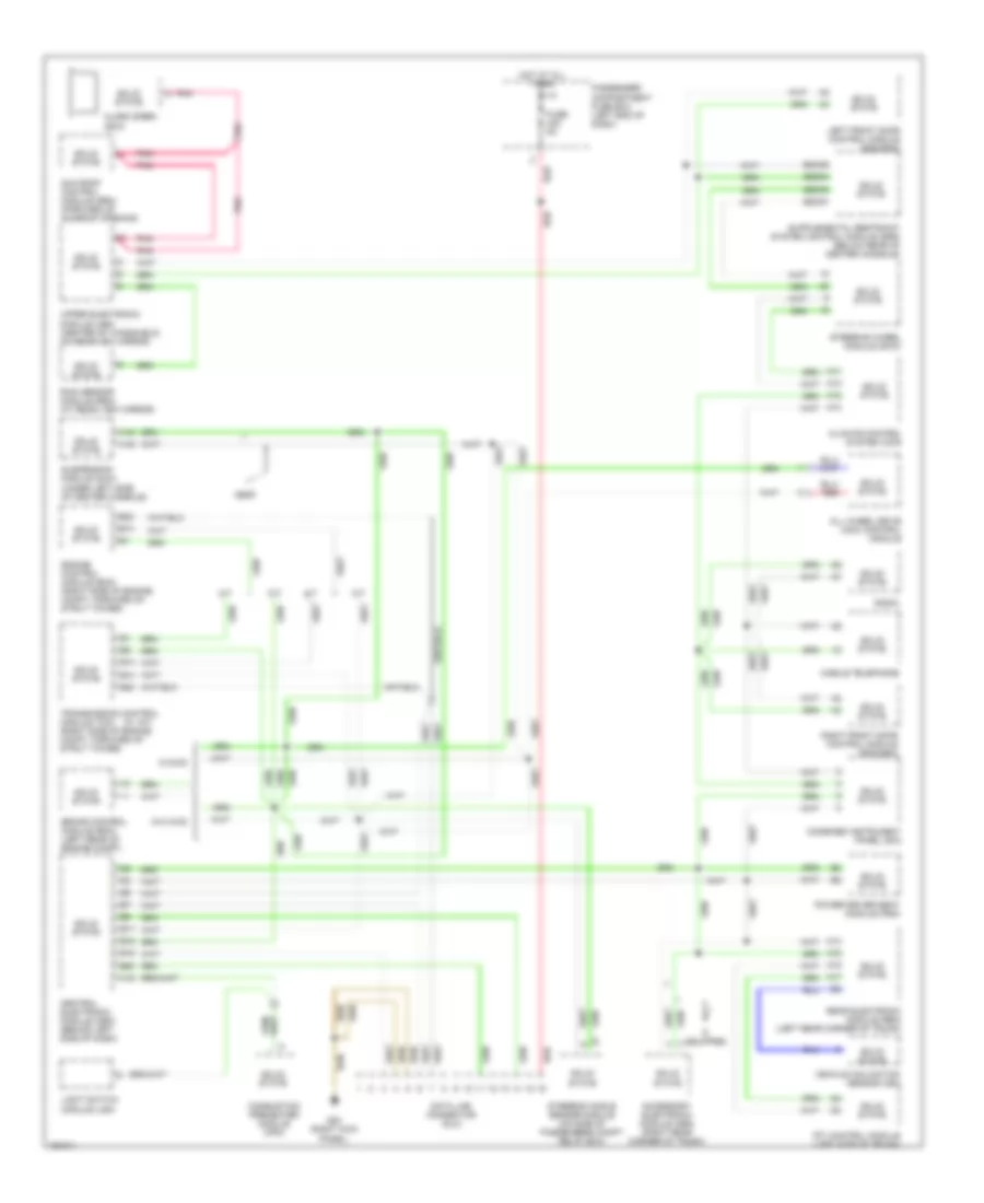 Computer Data Lines Wiring Diagram for Volvo S80 T-6 Premier 2004
