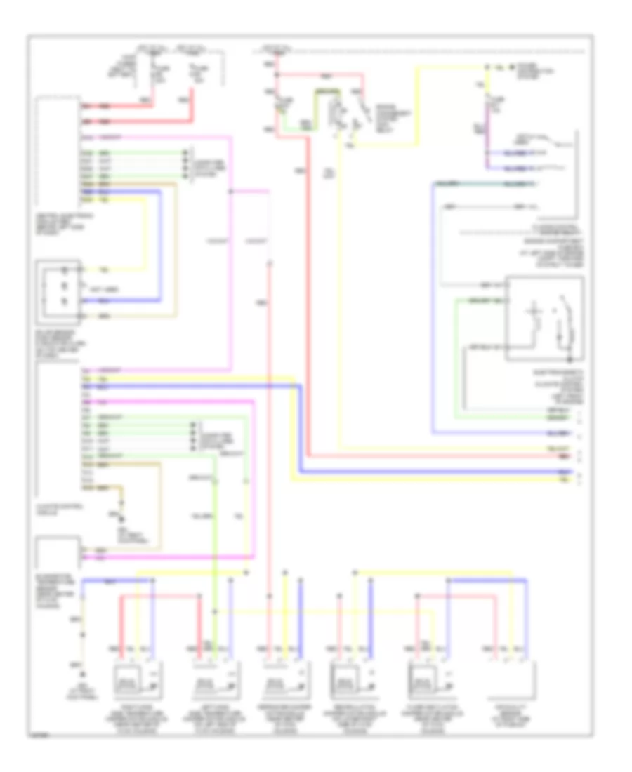 3.2L, Automatic AC Wiring Diagram (1 of 2) for Volvo XC90 R-Design 2009