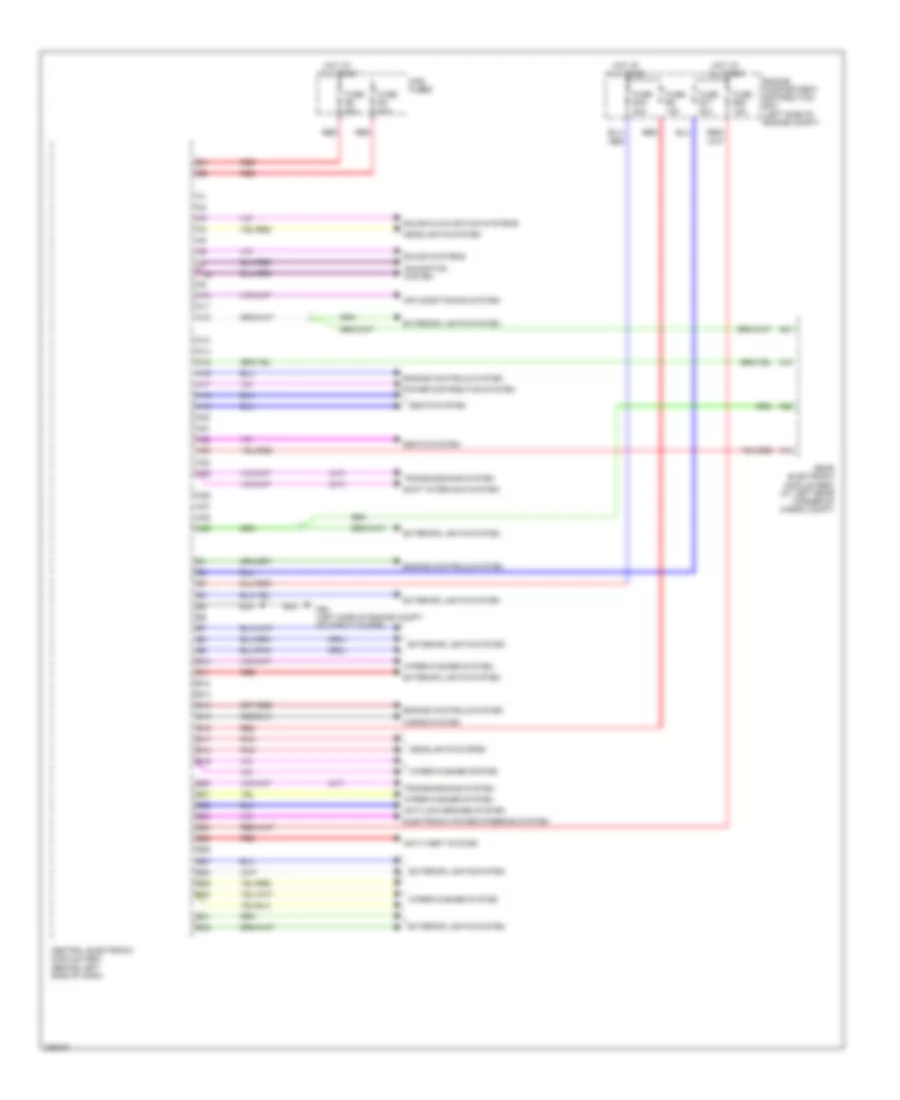 Central Electronic Module Wiring Diagram 1 of 2 for Volvo XC90 R Design 2009