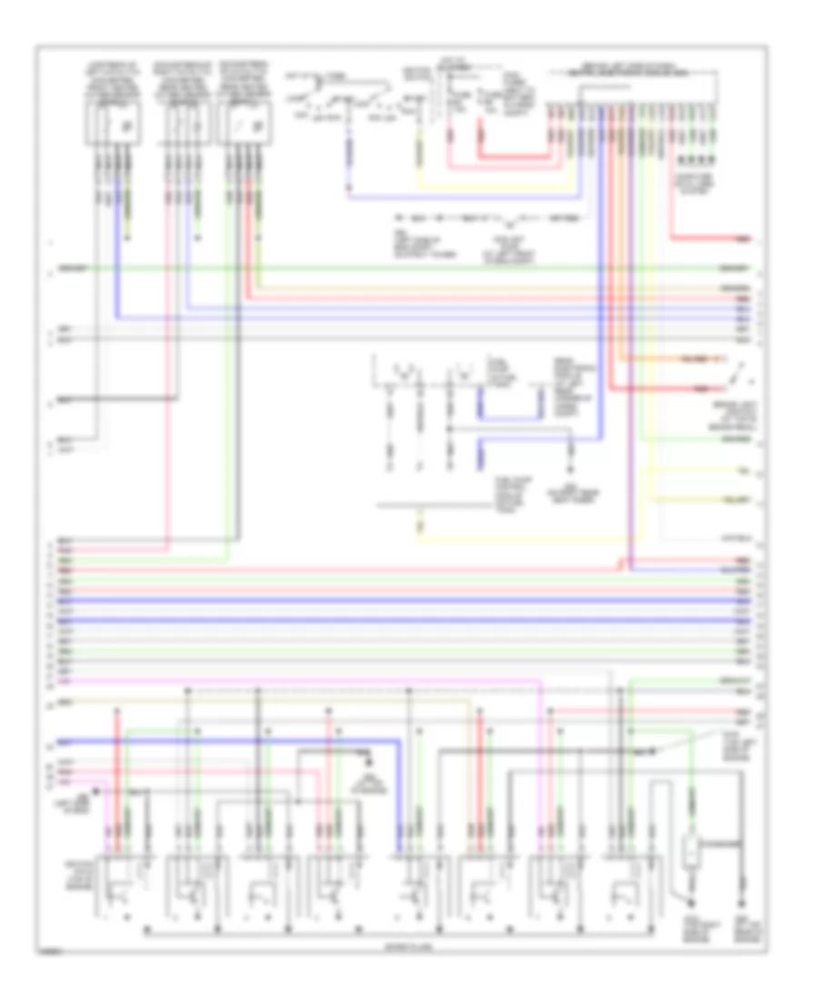 4.4L, Engine Performance Wiring Diagram (2 of 4) for Volvo XC90 R-Design 2009