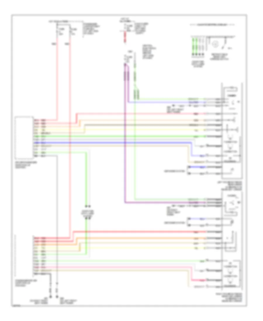 Memory Mirrors Wiring Diagram for Volvo XC90 R Design 2009