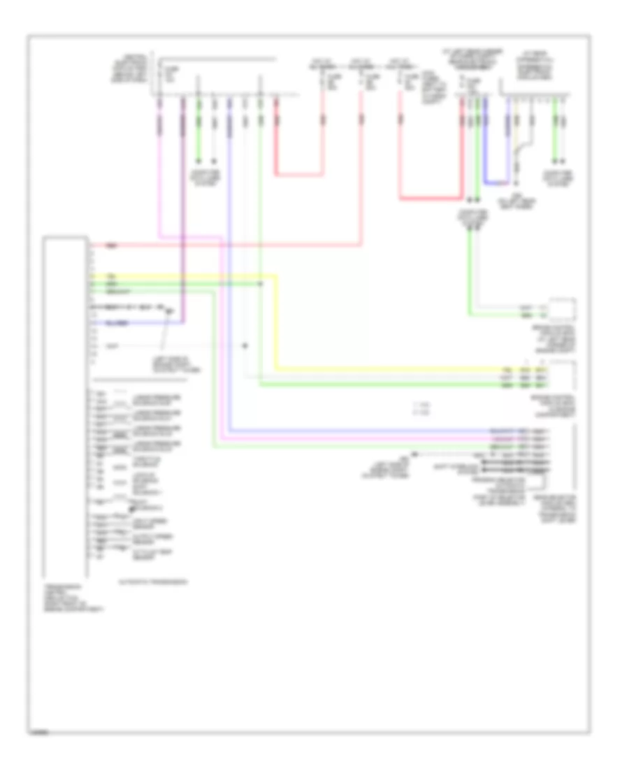 Transmission Wiring Diagram for Volvo XC90 R Design 2009