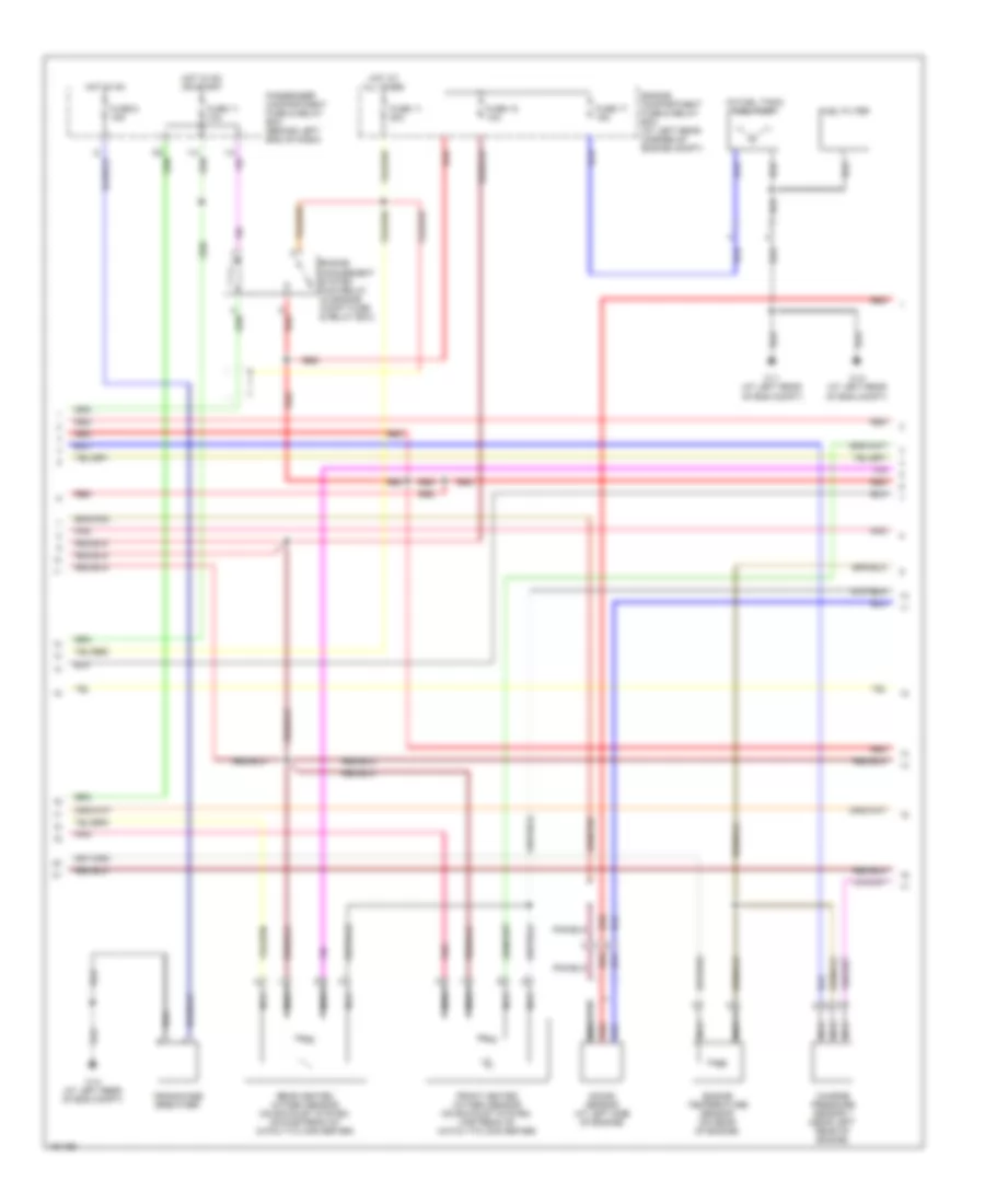 Engine Performance Wiring Diagram (2 of 3) for Volvo V40 2004