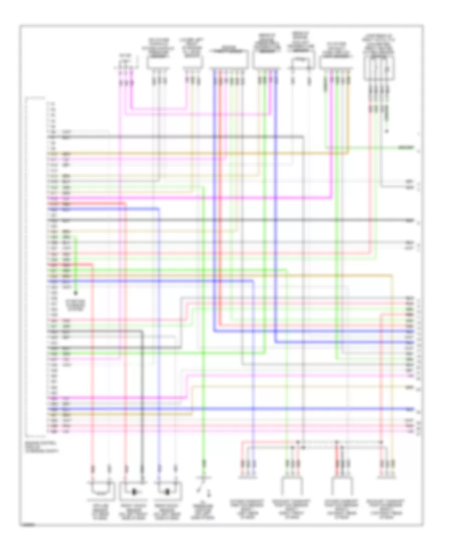 4.4L, Engine Performance Wiring Diagram (1 of 4) for Volvo XC90 V8 R-Design 2009