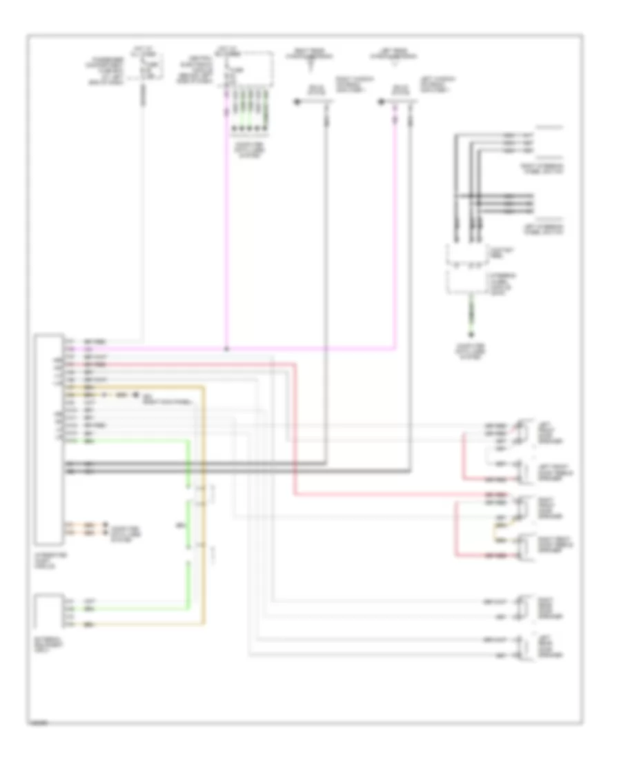 Radio Wiring Diagram, Premium for Volvo XC90 V8 R-Design 2009