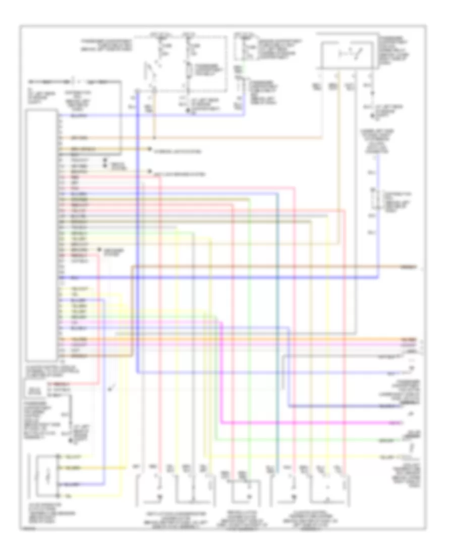 Automatic A C Wiring Diagram 1 of 2 for Volvo V40 LSE 2004