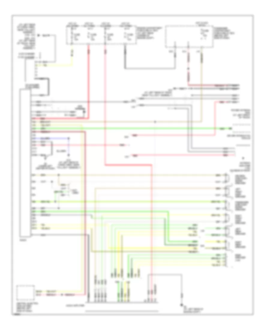 Radio Wiring Diagram with Amplifier for Volvo V40 LSE 2004