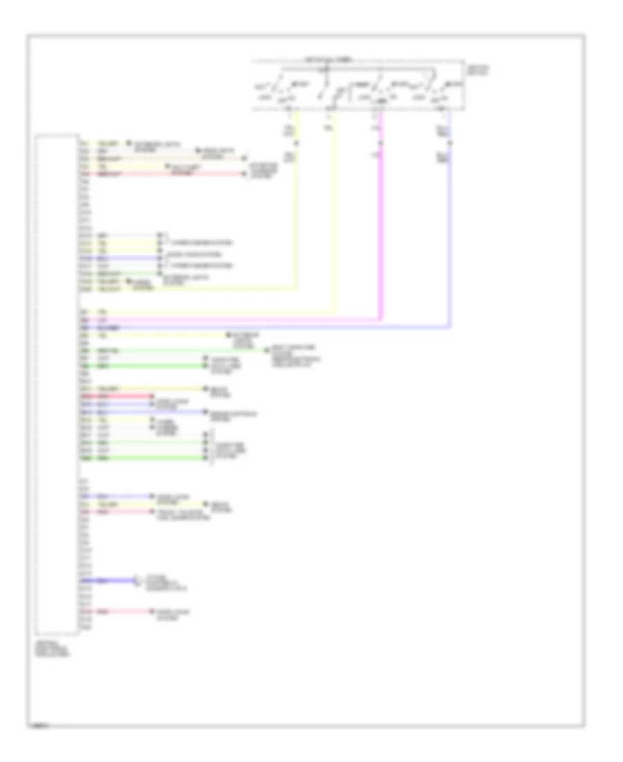 Central Electronic Module Wiring Diagram 1 of 2 for Volvo V70 2004